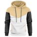 20230 New Color Block Fashion Sweatshirt Men's Casual Sports Top_desvips.com