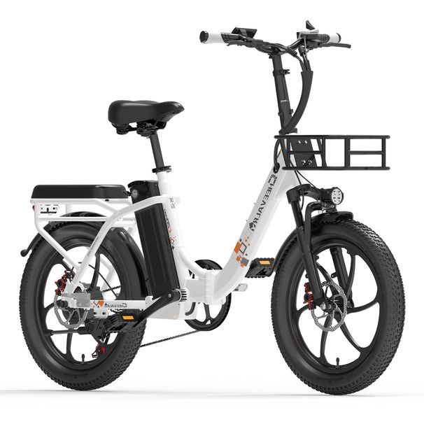Cheevalry C20 PRO Folding Electric Bike 20 Inch Tire 500W Motor 48V 20Ah Battery Electric Bike City Commuter Electric Bike_desvips.com