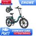 Hillmiles MilePort 1 20'' Folding Electric Bike 250W Electric Bicycle For Adults With 36 V 13 Ah Removable Battery_desvips.com