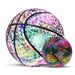 Glow In The Dark Basketball Size 7 - Reflective PU Leather Basketball With Durable Wear-Resistant Surface For Night Games_desvips.com