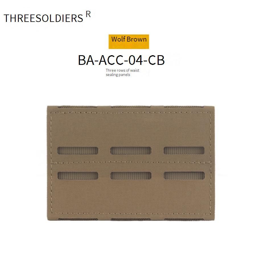 Tactical Vest Waistband With Hook & Loop + Triple MOLLE Panels For Gear Attachment (Black, Brown, Gray, Ranger Green, CP, BCP_desvips.com