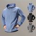 2025 Spring Men's Running Breathable Hooded Quick Dry Hiking Coat For Outdoor Fitness Clothes Sports Jacket_desvips.com
