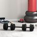 Set 2 In 1 Con 2 Manubri Convertibili In Bilanciere, Peso Totale 20 Kg E Dischi Pesi Regolabili, Nero_desvips.com