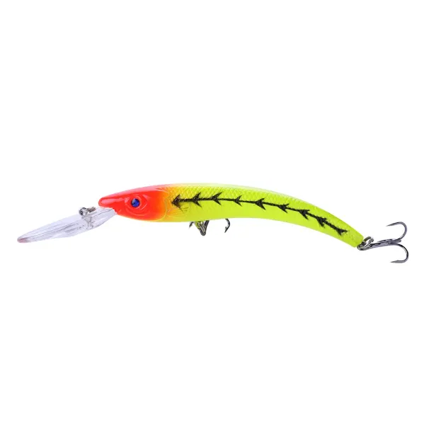 New 1 PCS 15.5cm / 16.3g Wobbler Fishing Lure Big Crank Bait Minnow Bass Trolling Artificial Bait Pike Carp Lures Fishing_desvips.com
