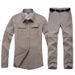Hiking Clothings Women's Quick Drying Shirt Long Sleeve Detachable Short Sleeve Two Piece Splicing Solid Color Quick Drying Quick Drying Underwear Set_desvips.com