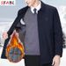 Thicken Padded Social Jackets Jacket Windbreak Fleece Lining Blazers For Men Business Luxury Men's Winter Coat XXXL_desvips.com