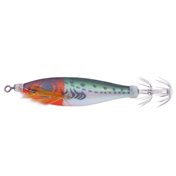 5PCS/1pcs Egi Squid Jig Hook Bait Slow Sinking Luminous With Storage Box Wood Shrimp Lures Sea Fishing Octopus Cuttlefish Lure_desvips.com