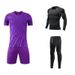 Kids Youth Adults Football Soccer Compression Sportswear Set, Fall Winter Athletic Base Layer Shirt Pants 4 Piece Suit_desvips.com