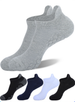 Professional Sports For Men, Fitness, Running, Marathon, Combed Cotton Compression Socks, Low-cut, Breathable, Non-slip_desvips.com