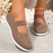 Women's Lightweight Knit Sneakers Summer Mesh Berathable Slip On Walking Shoes Woman Soft Sole Comfort Casual Footwear_desvips.com