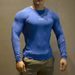 Men's Clothing bottoming men's high elastic spring and autumn sports running long sleeved T shirt fitness mountaineering tide_desvips.com