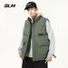 Semir Group GLM Autumn Winter Cotton Workwear For Men And Women, Loose Stand Collar, Thickened Warm Shoulder Vest Jacket_desvips.com