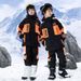 NOKO-New Children's Ski Suit Sets For Boys And Girls, Windproof And Water-resistant Winter Outdoor Warm Thickened Snowboard And Double-board Ski Suits_desvips.com