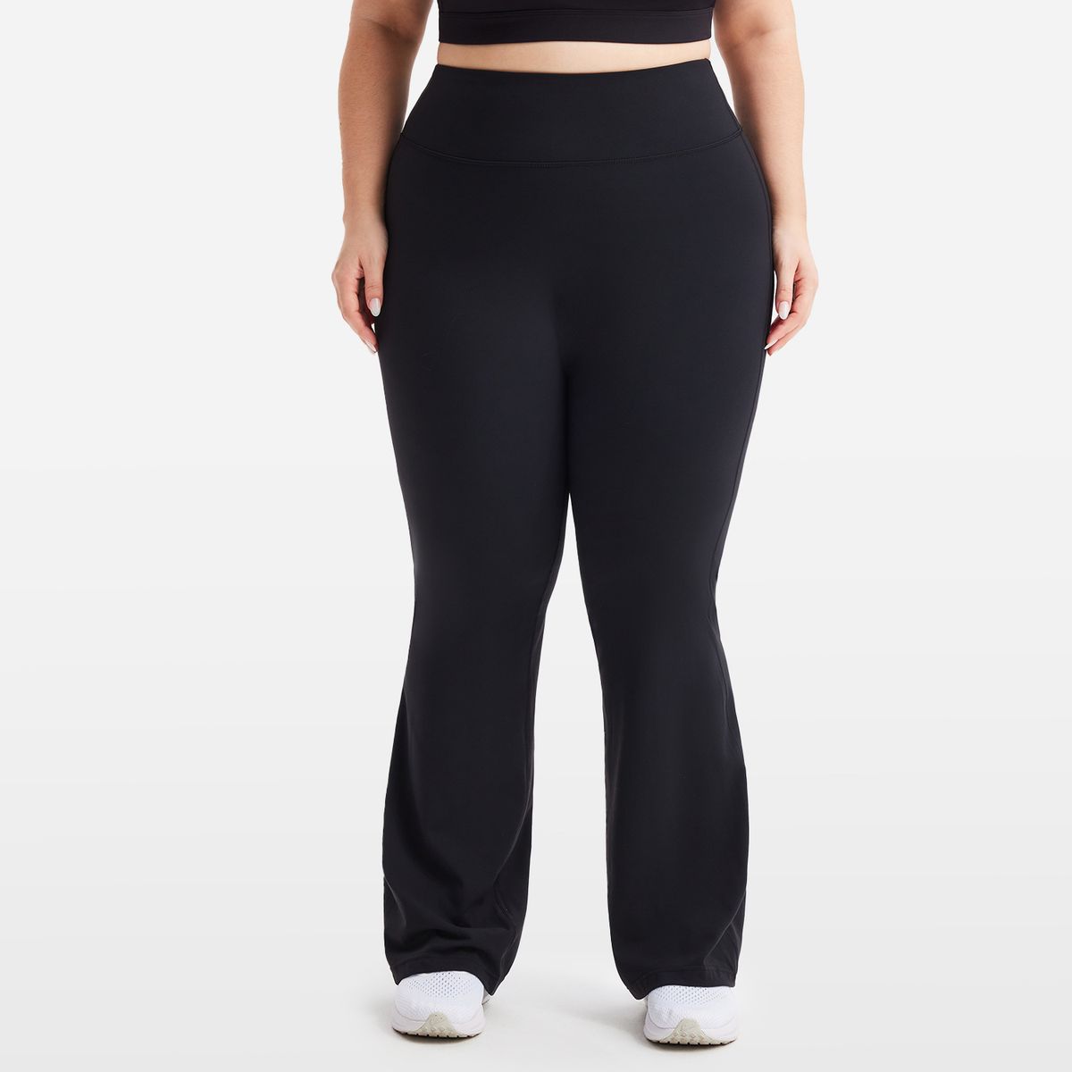 Women’s Clothing sports pants for women high waist tummy control loose flared pants high elastic hip lift height casual breathable wide leg yoga pants_desvips.com