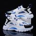 Men's 2025 New Korean Version Trendy Breathable Mesh Casual Versatile Dad Student Lightweight Sports Running Shoes_desvips.com