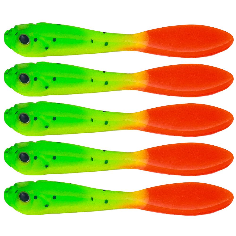 5pcs/bag Soft Tail Silicone Bait Soft Swim Bait With Flat Tail Pike Lure 7cm/2.2g Fishing Bait Peche For Bass Pike Leurre_desvips.com