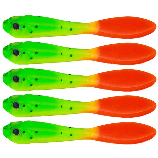 5pcs/bag Soft Tail Silicone Bait Soft Swim Bait With Flat Tail Pike Lure 7cm/2.2g Fishing Bait Peche For Bass Pike Leurre_desvips.com