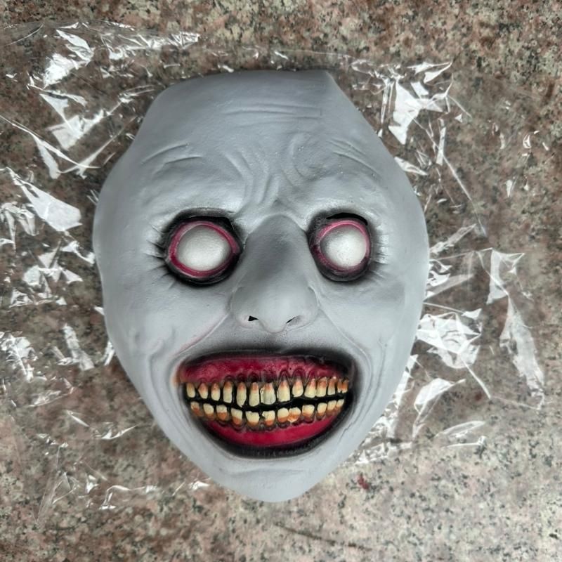 Cosplay Exorcist Mask Exorcist Mask Halloween Dressup Props Horror Spoof Headset_desvips.com