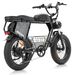 Hidoes HD-B9 Electric Dirt Bike, 48V 33.8Ah Dual Battery, 20"x4.0" All-Terrain Tires_desvips.com