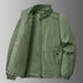 Autumn Breathable New Men's Jackets Outdoor Sports Loose Korean Casual Coat Man Stand Up Collar Classic Solid Color_desvips.com