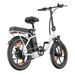 WITAMBIKE C16 (Made In EU) White/Black Electric Bicycle For Adults 48V 16Ah 250W 7-Speed Disc Brake_desvips.com