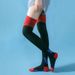 Soccer Socks Professional Sports Pressure Knee Socks Women's Fitness Running Skipping Long Tube Summer Thin Leg Compression Calf Socks_desvips.com