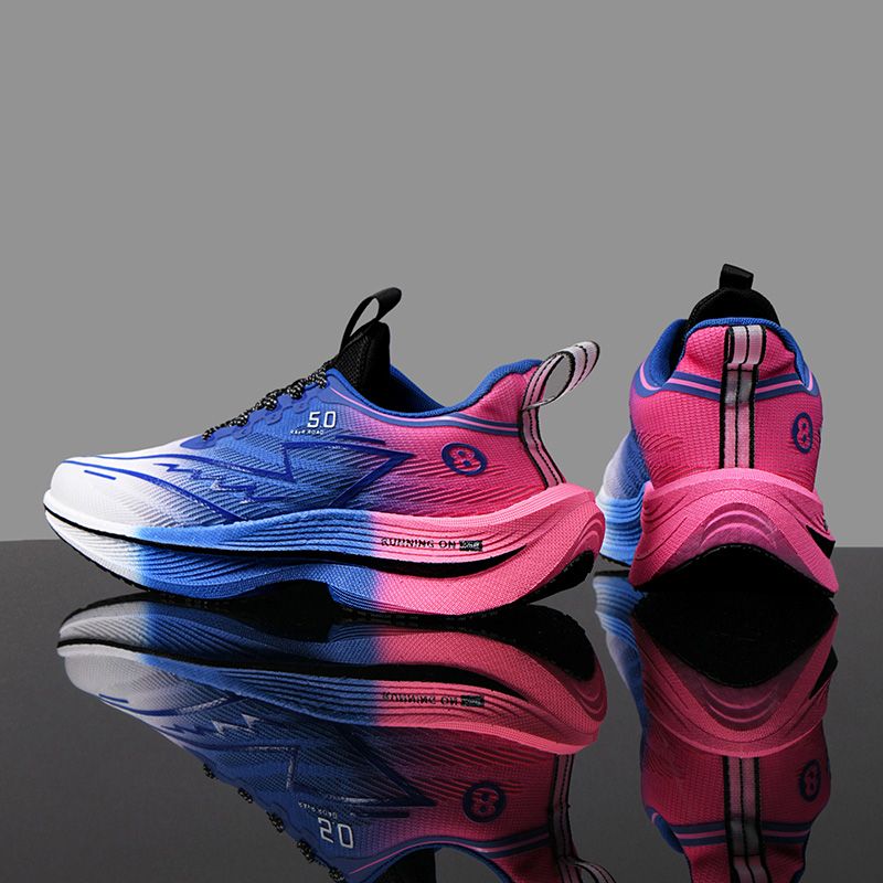 Men Spot Pofessional Cushioned Cabon Plate Running Shoes Beathable Lace-up Casual Sneakes Maathon Athletic_desvips.com