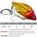 Long Casting Metal Spinnerbait VIB Lead Copper Bionic Fishing Lure For Bass, Perch, Snakehead_desvips.com
