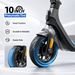 SUNNIGOO N6 Smart Electric Scooter - 500W Motor, Fingerprint Unlock, 50km Range, 10" Tires, Double Suspension, Dual Brakes, App Control_desvips.com