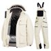 2025 Winter New Ski Suit For Men Fashionable Loose Windproof Unisex Set Versatile Outdoor Skiing_desvips.com