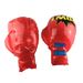 Inflatable PVC Boxing Gloves For Training & Cheering – Transparent Red, Hanging Style, 36x25cm (Pair)_desvips.com