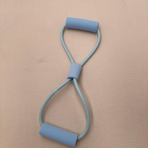 In Stock Manufacturer Wholesale 8-Shape Resistance Two-Color Chest Expander Rubber TPE Home Fitness Exercise Elastic_desvips.com