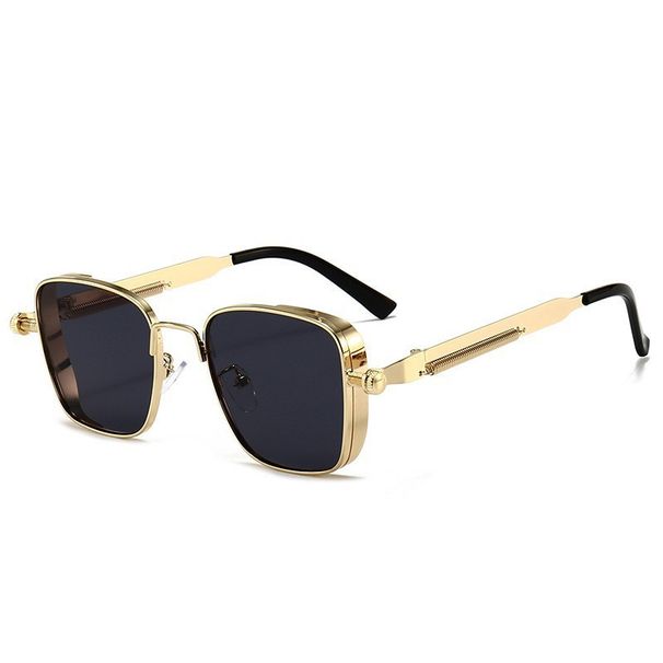 Men's Sunglasses, Cool And Stylish Look, Premium Feel, Perfect For Driving, UV Protection, Metal Frame, Also Suitable For Everyday Outdoor Use_desvips.com