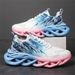Summer Fashion Sneakers Men's Mesh Hollow Out Sole Breathable Non-Slip Wear-Resistant Running Shoes 37-45_desvips.com