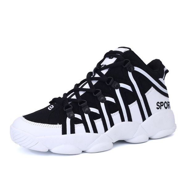 2026 Fashion Sneakers Jogging Shoes Basketball Shoes Women's High Top Lace-Up Breathable Non-Slip Wear-Resistant Running Shoes_desvips.com