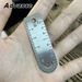 Mini Alloy Titanium Small Ruler Keychain Accessories Outdoor Tool_desvips.com