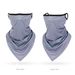 Cycling Face Mask Ear Hanging Triangle Scarf Ice Silk Mesh Breathable Neck Cover Outdoor Cycling Mask Summer Fishing Sunscreen Scarf_desvips.com