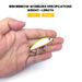 VTAVTA 5pcs 5cm 5g Sinking Minnow Lures With Tackle Box Various Colors Crankbait Wobblers Hard Baits Bass Trout Pike Fishing Kit_desvips.com