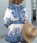 Women's Clothing women's fashion print suits_desvips.com