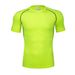 Men's Quick-Dry Fitness T-Shirt - Breathable Workout Tee For Running & Gym Training - Moisture-Wicking Polyester Blend With Colorful Dot Pattern_desvips.com