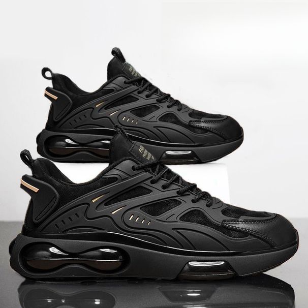 Men's Shoes 2025 Spring And Autumn New Breathable Shoes Men's Trend Versatile Platform Casual Sports Shoes Mesh Dad Shoes_desvips.com
