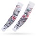 Ice Silk Sun Protection Outdoor Cycling Tattoo Guards For Men And Women Driving Sleeves Fishing Arm Covers_desvips.com