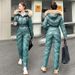 Women's Winter Ski Suit - Thermal Insulated One-Piece Jumpsuit, Water-Resistant Polyester, Slim Fit (Black, Coffee, Dark Grey, Green, White, Pink)_desvips.com