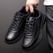 Leather Trend Casual Shoe Italian Breathable Leisure Male Sneakers Non-slip Footwear Men Vulcanized Shoes_desvips.com
