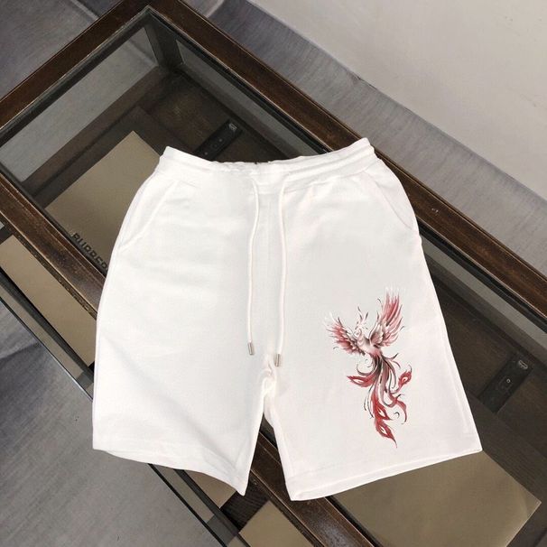 Summer National Trend Phoenix Men's Printed Thin Sports Loose Versatile Pants Casual Five-point Shorts_desvips.com