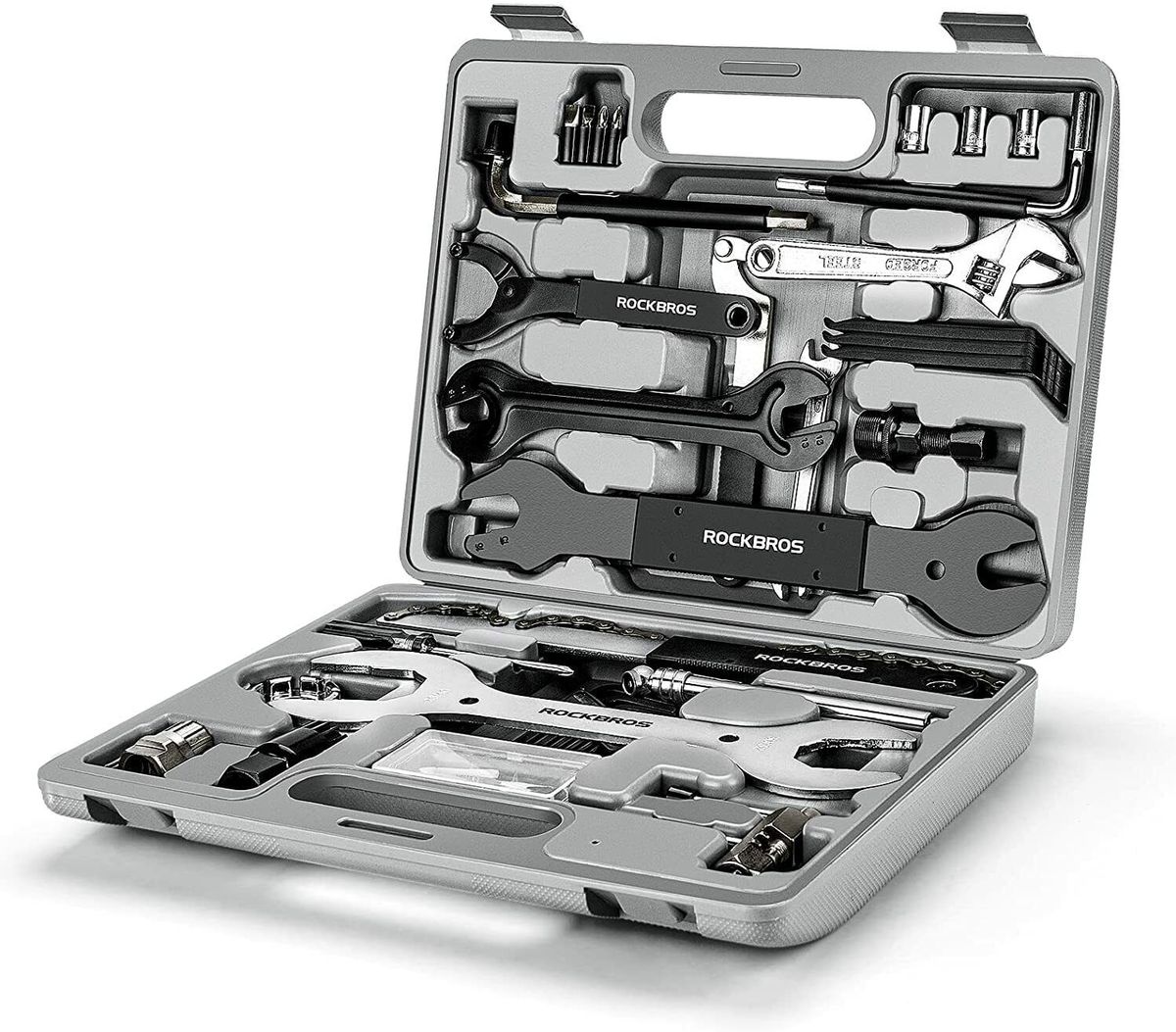 ROCKBROS Bicycle Repair Multifunctional Tool Kit Set, 44 - in - 1_desvips.com