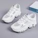 Women's Breathable mesh ladies dad shoes spring and summer trend new flat thick bottom versatile casual sports shoes for women_desvips.com
