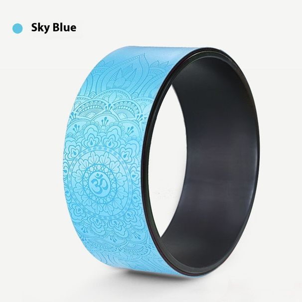 PU Luxury Anti-Pressure Backbend Waist Training Magic Circle Back Stretching Aid Rubber Yoga Wheel_desvips.com