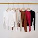 Spring/Autumn Women's Slim Fit Waist High Elastic Ribbed Long Sleeve Breathable Comfortable Sports Fitness Yoga Top_desvips.com