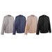 001 ARTIE Men's Clothing | 2025 New Autumn Winter High Street Retro Rolled Hem Loose Spray-Dyed Long Sleeve T-Shirt_desvips.com
